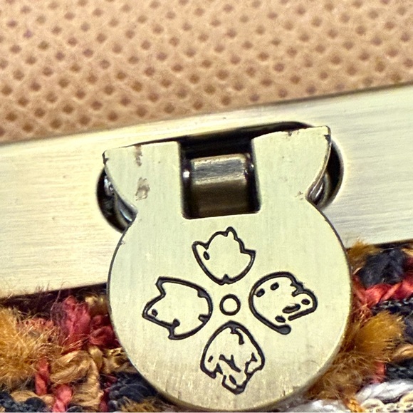 PATRICIA NASH Earth Tone Boucle 3-Piece Set Handbag Wallet Pouch - Picture 15 of 16